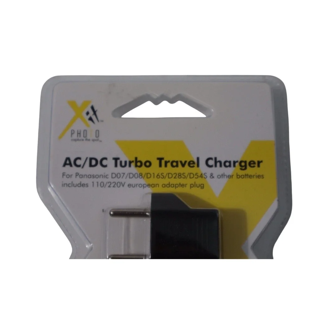 Photo AC/DC Turbo Travel Charger For Panasonic‎ D07/D08/D16S Batteries